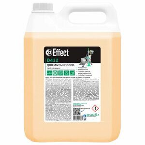 Средство для мытья пола и поверхностей 5 л, EFFECT "Delta 412", нейтральное, 26006
