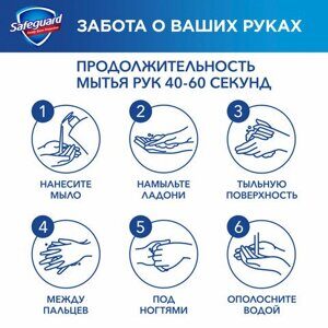 Мыло жидкое антибактериальное 225 мл, SAFEGUARD (Сейфгард) "Классическое", дозатор, 706543