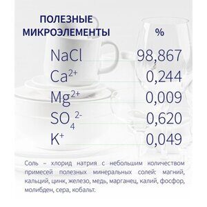 Соль гранулированная для посудомоечных машин 3 кг универсальная ТЫСЯЧА ОЗЕР