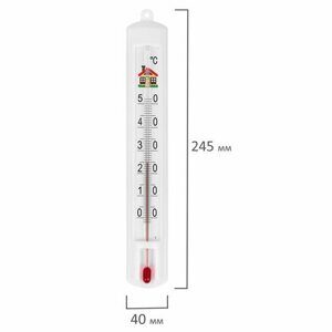 Термометр комнатный, "ДОМИК", диапазон измерения: от 0 до +50 °C, ПТЗ, ТСК-7
