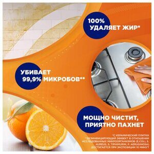 Средство для кухни 500 мл, МИСТЕР МУСКУЛ "Энергия цитруса", распылитель, 317159