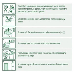 Сменный баллон 250 мл, AIRWICK "Дикий гранат", для автоматических освежителей, универсальный