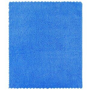 Тряпка для мытья пола из микрофибры 70х80 см "ULTRASONIC INDIGO COLOUR", синяя, 220 г/м2, LAIMA HOME, 608220