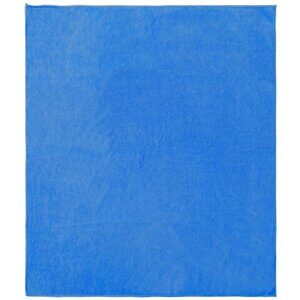 Тряпка из микрофибры 50х60 см, АВТО / ДОМ / ОФИС, "OVERLOCK INDIGO COLOUR", синяя, 220 г/м2, LAIMA HOME, 608222