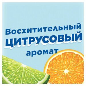 Освежитель/очиститель для унитаза/писсуара 3 шт. ТУАЛЕТНЫЙ УТЕНОК "Цитрус", стикер чистоты, 358976