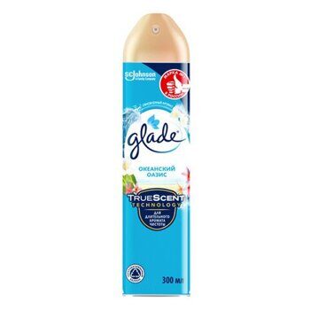 Освежитель воздуха аэрозольный 300 мл, GLADE "Океанский оазис"
