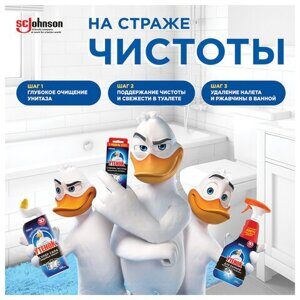 Средство для чистки сантехники 520 мл, ТУАЛЕТНЫЙ УТЕНОК "Антиналет и ржавчина", распылитель, 865017