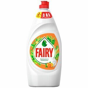 Средство для мытья посуды 900 мл, FAIRY (Фейри) "Апельсин и лимонник", 700415