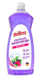 Средство для мытья посуды "Brilless" Лесные ягоды, 1л.
