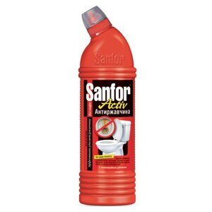 Чистящее средство 750 г, SANFOR Activ (Санфор Актив) "Антиржавчина", гель