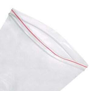 Пакеты ZIP LOCK "зиплок" СВЕРХПРОЧНЫЕ, комплект 100 шт., 30х40 см, ПВД, 100 мкм, BRAUBERG EXTRA, 608184
