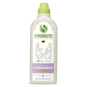 Средство для удаления пятен 1 л SYNERGETIC, универсальное, гипоаллергенное, ЭКО
